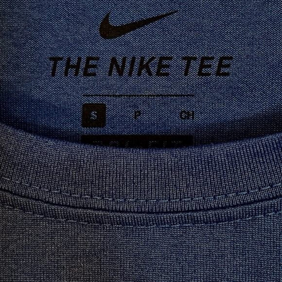 Means Nike Dri-Fit T-shirt Size Small Blue - Picture 5 of 6